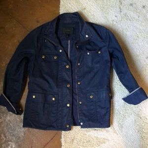 Navy Jcrew Field Jacket